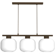 Lampada a sospensione Galante 3xE27 bruna Luminex