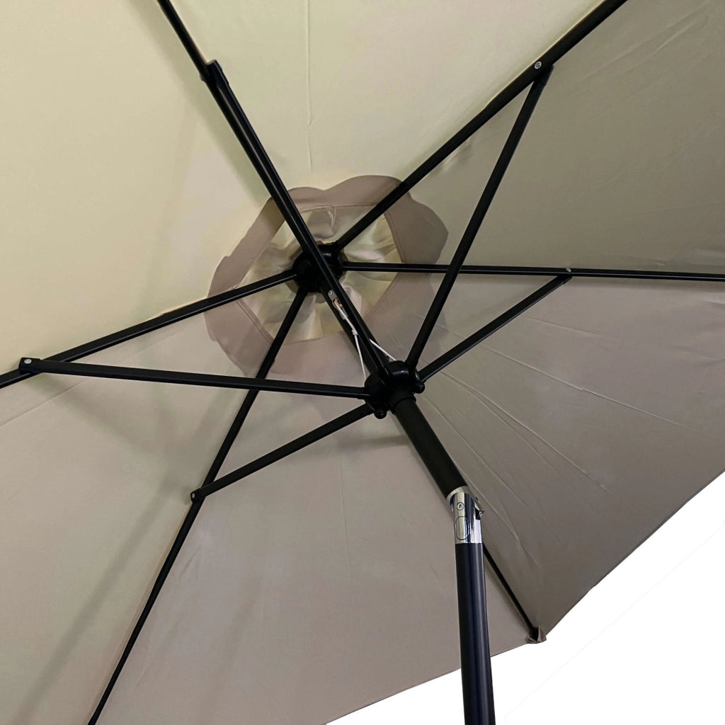 Ombrellone da giardino ORIENT con regolazione dell'inclinazione beige peso 4,5 kg dimensioni 270x270x235 cm