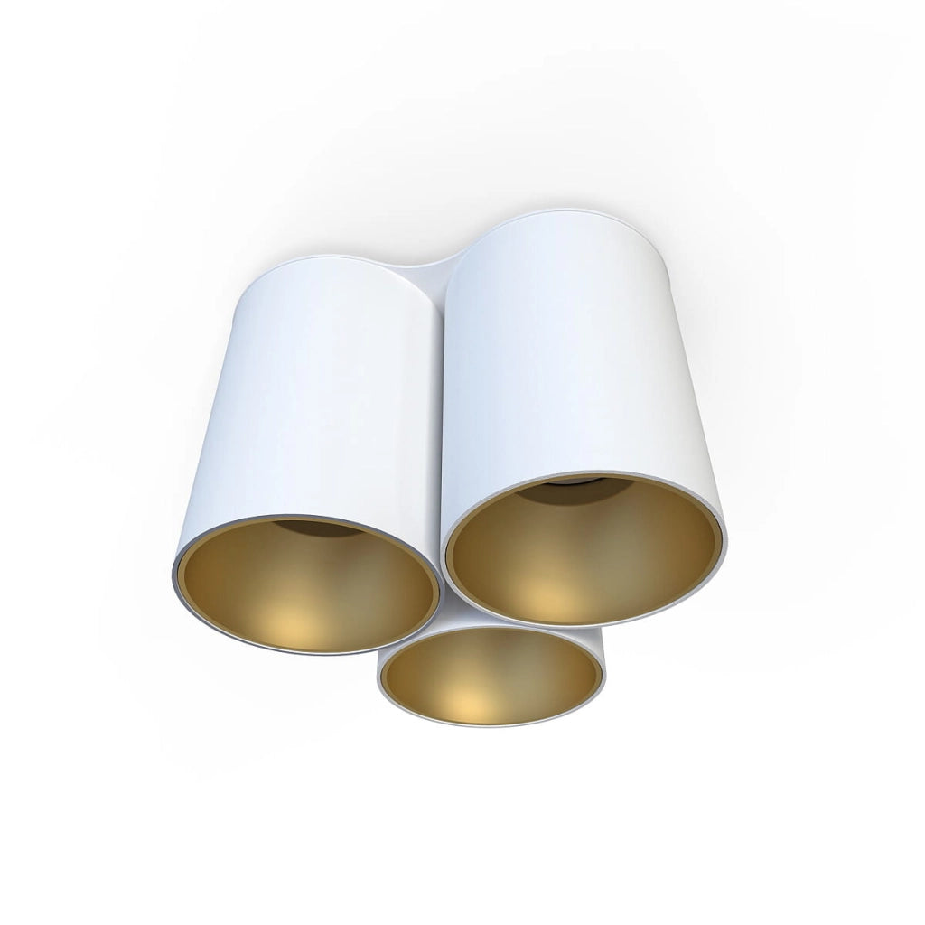 Nowodvorski Eye Tone spot soffitto 3xGU10 bianco oro