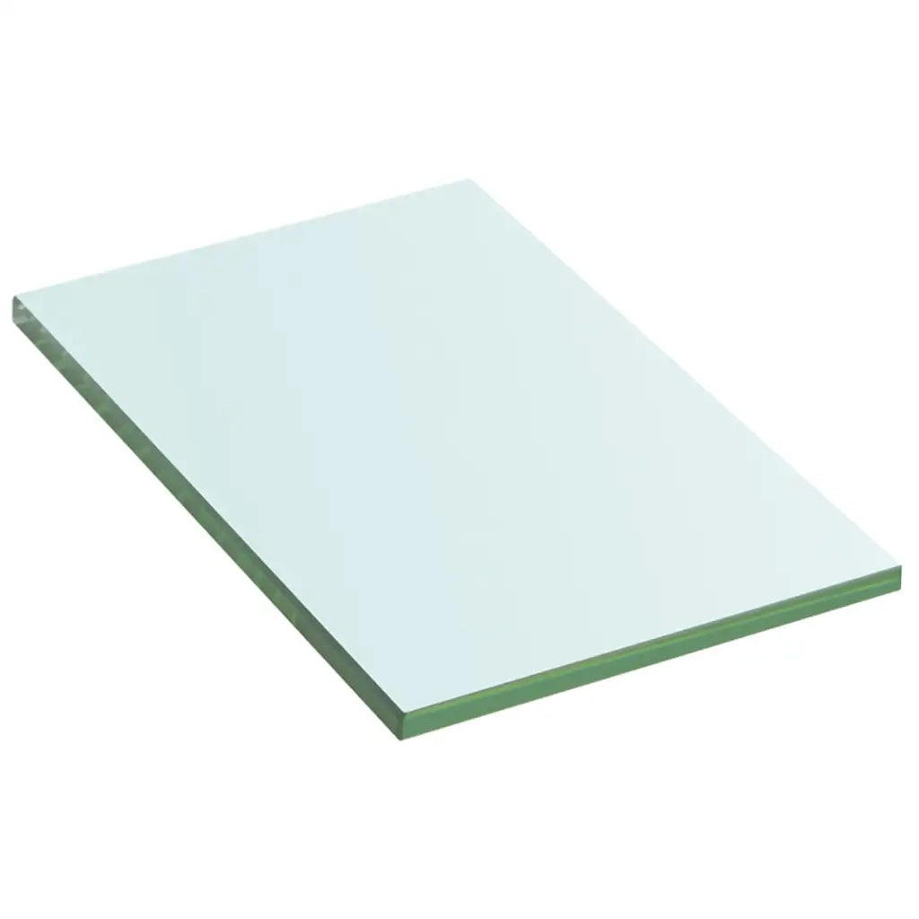 2 pz Mensole | Ripiano | Scaffale in Vetro Trasparente 20x12 cm
