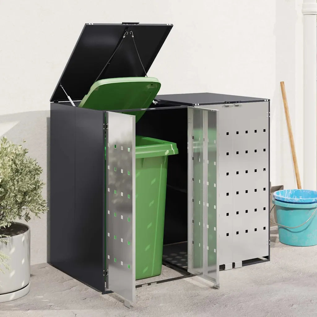 Contenitore per Rifiuti per 3 Bidoni 340 x 77.5 x 115.5 cm