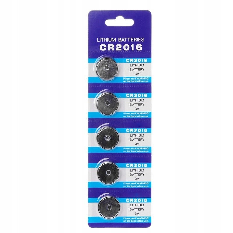Batterie al Litio CR2016 3V – Energia Affidabile | 220 mAh, Ø 20 mm, H 1,6 mm