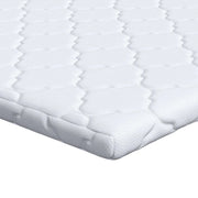 Topper al cocco Bianco 120 x 200 cm Tessuto Jacquard CFW9615632