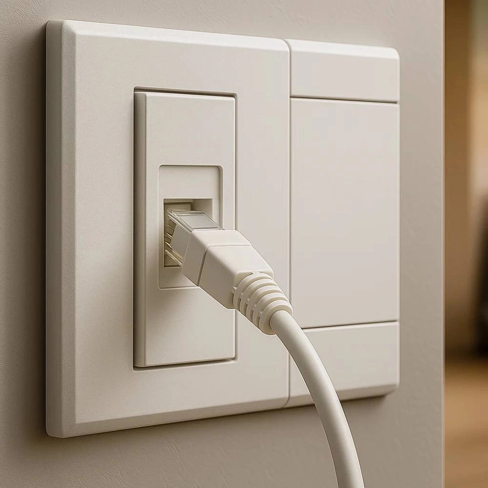 Bticino living now cover 1 modulo per moduli rj11 rj45 av lampada sicurezza *** colore bianco, confezione 1