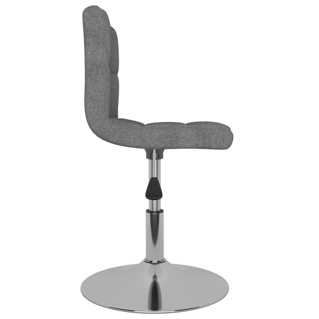 Sedie da Pranzo Girevoli 6 pz Grigio Chiaro in Tessuto cod mxl 67289