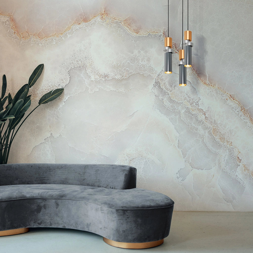 Maytoni Lampadario Sospensione Moderna Palette 1 luce GU10 nero metallo
