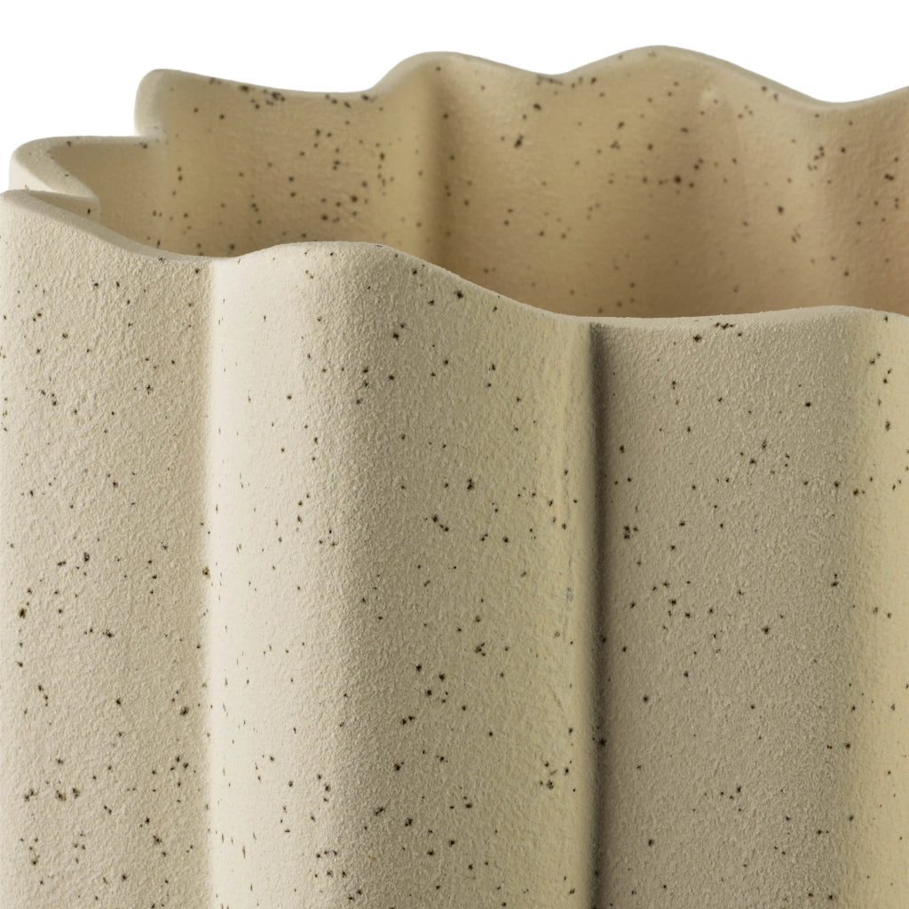 Vaso in Poliresin Mondex Manon 19x32 Beige 1pc