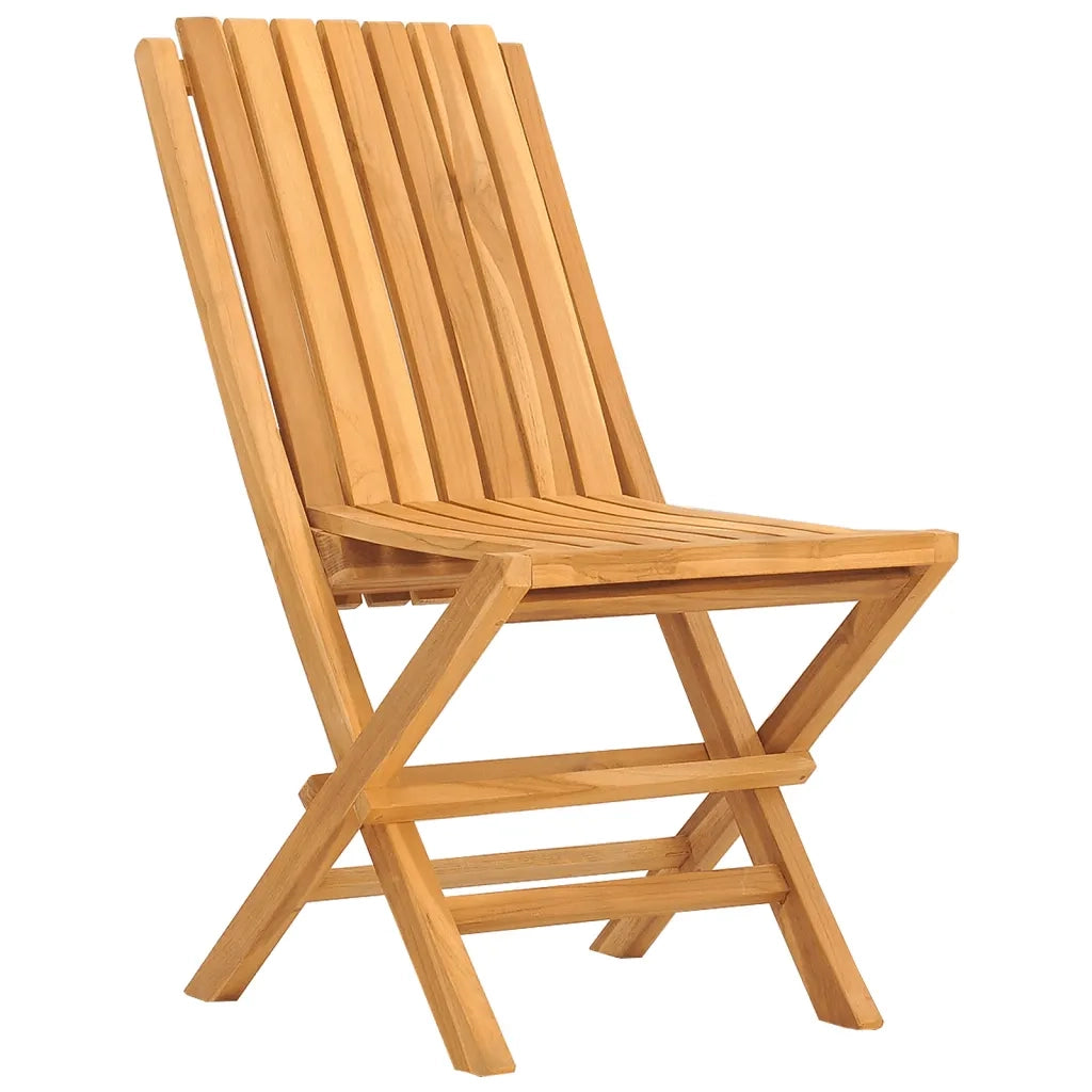 Set da Pranzo per Giardino 5 pz in Legno Massello di Teak 3155018