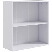 Libreria scaffale con 2 scomparti e ripiano regolabile ¨C zephmum ¨C bianco 60x24x63 cm
