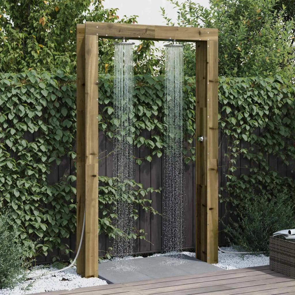 Doccia da esterno Naturale 137 x 23 x 226 cm 886343