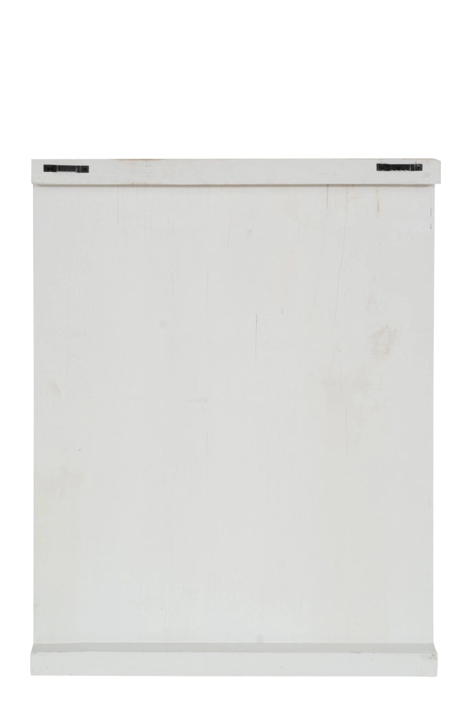 Biscottini Bacheca appendichiavi in legno finitura bianco anticato L37xPR4xH47 cm Offerta