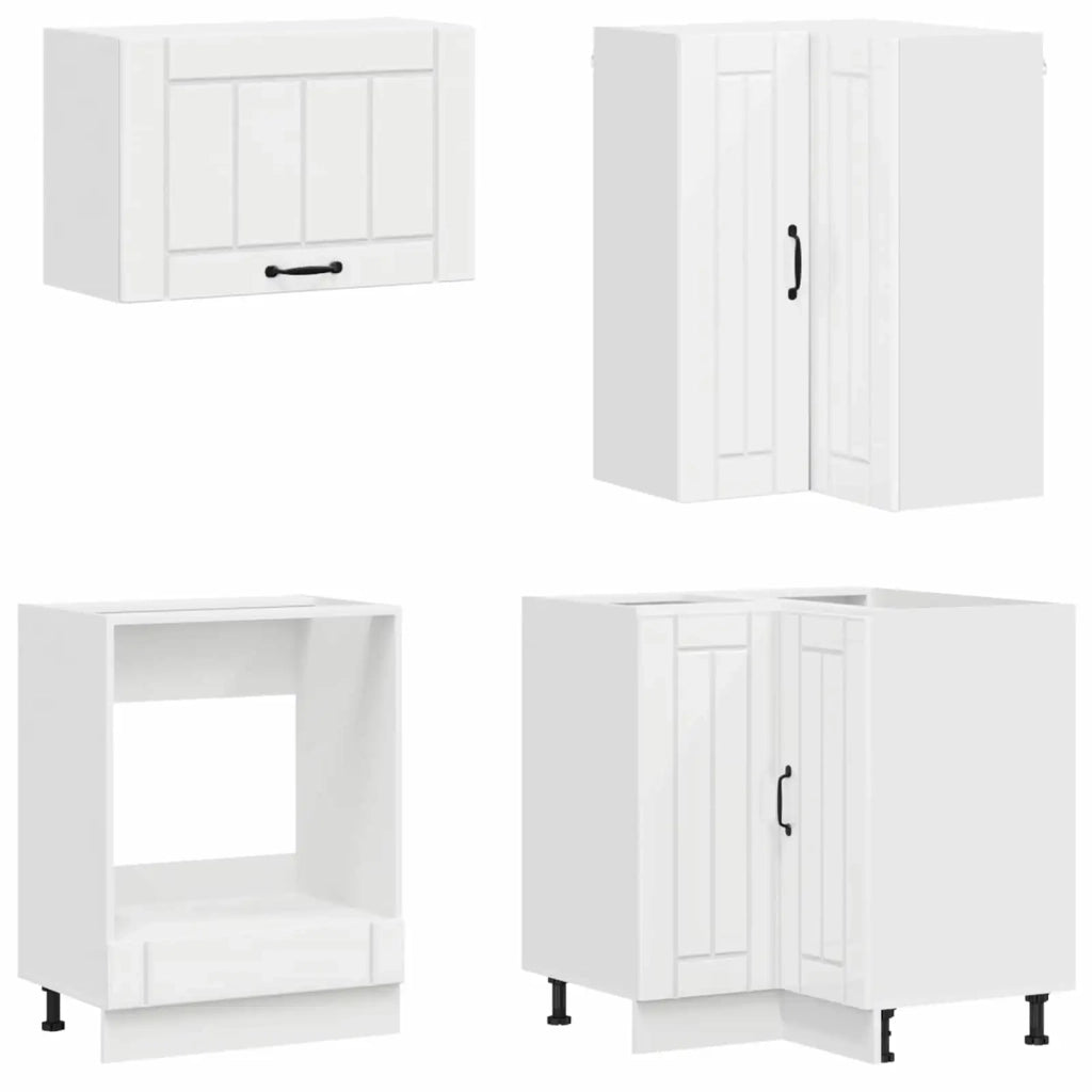 Unità Cucina LUCCA 8 pcs Bianco Lucido Legno ingegnerizzato 3438471
