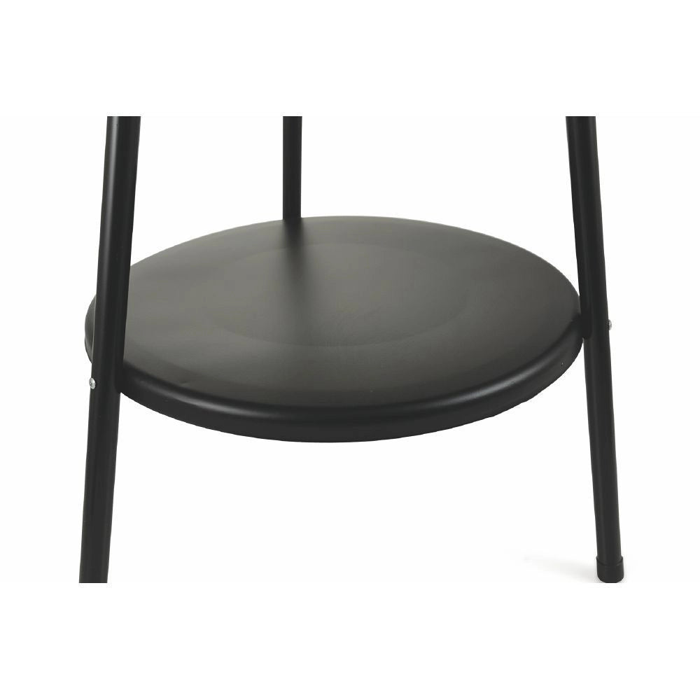 BARBECUE TONDO NERO IN ACCIAIO E METALLO Ø 42 CM H 77 CM