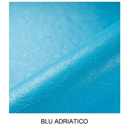 Rivestimento Liner Alkorplan Relief In Pvc-p Armato H. 1,65 X 25 M - 41,25 M² - Grigio Scuro Colore: Blu Adriatico