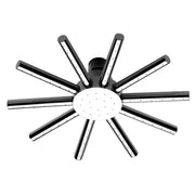 SOFFIONE IN OTTONE CROMATO A PIOGGIA 66 GETTI 1/2 - 1 GETTO - ø180 MM   REMER RUBINETTERIE S.P.A.