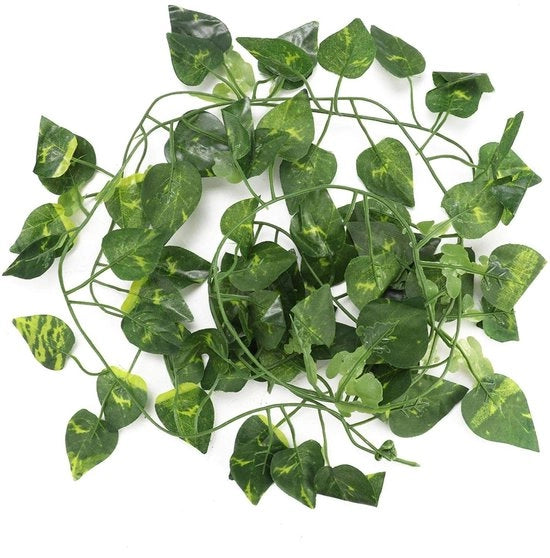 Pianta artificiale per viti 6,89m - Pianta climatica flessibile - Decorazione per rettili - Realistica e duratura - Aspetto naturale - Decorazione per terrario
