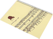 Libretto A4 per la Scrittura di Composizioni Musicali - 50 Fogli - Disegno di Partitura Musicale Giallo