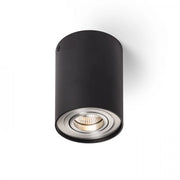 Faretto MILANO I da soffitto nero opaco alluminio pettinato 230V GU10 35W