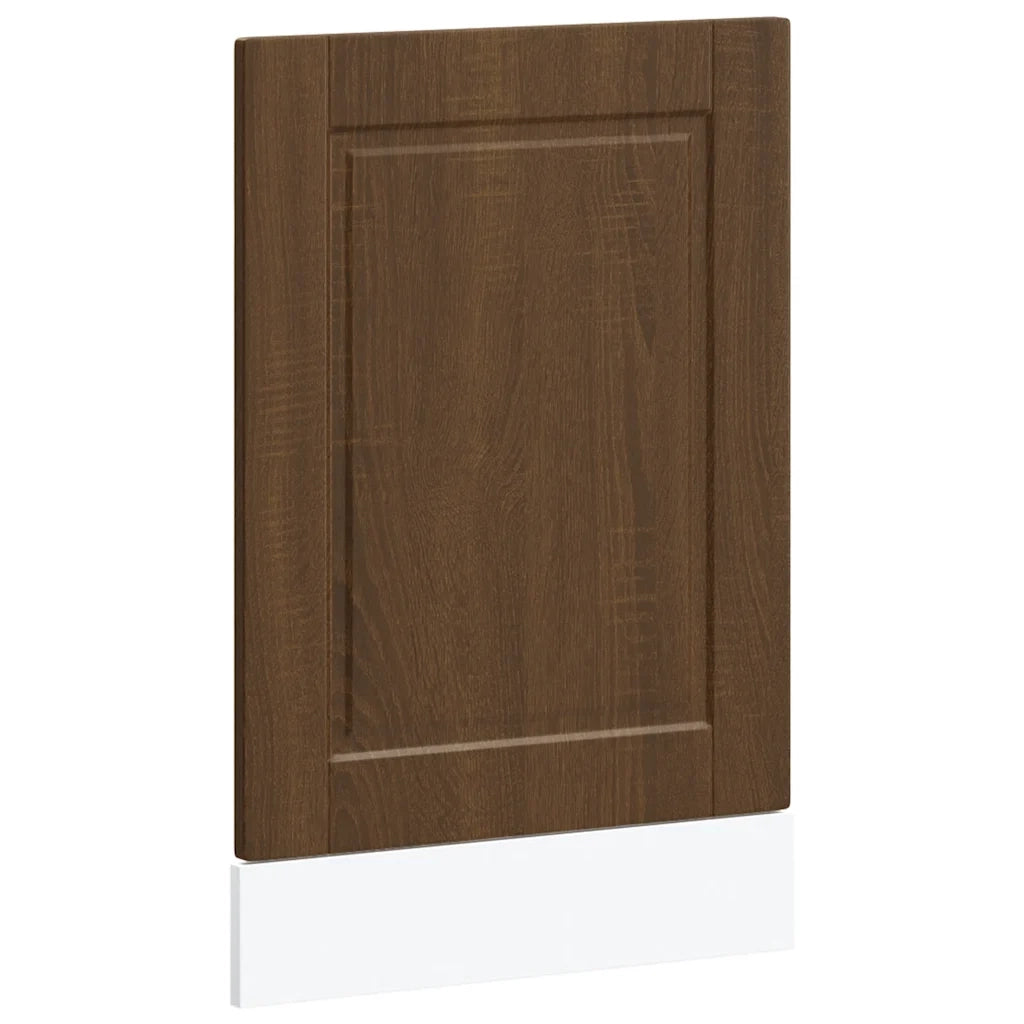 vidaXL Pannello Lavastoviglie Porto Rovere Marrone 45x1,5x67 cm