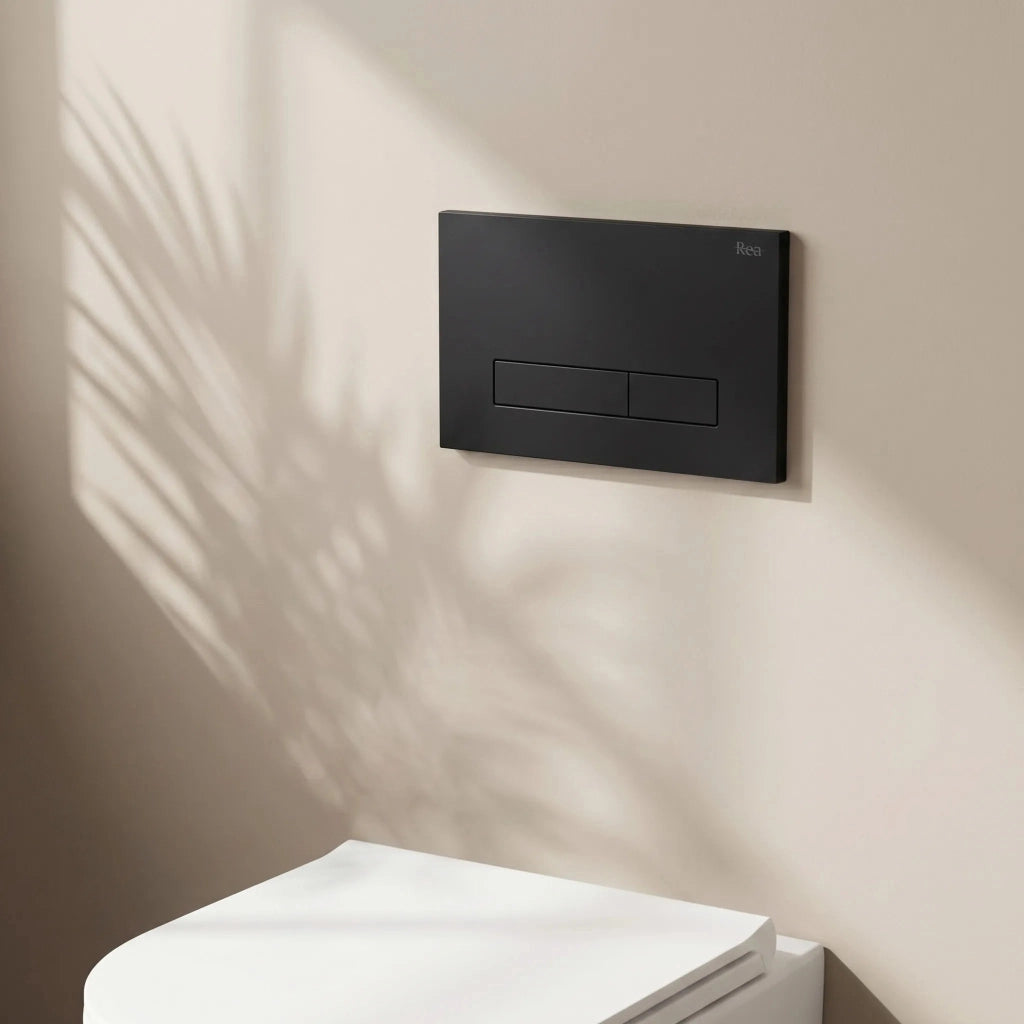 Pulsante Per Supporto Set Da Incasso Wc Rea Hd K011a-q E Slim 024n Black