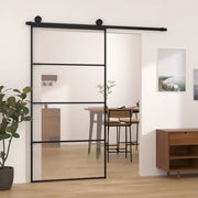Porta Scorrevole con Ferramenta 102,5x205cm Vetro ESG Alluminio 3152150