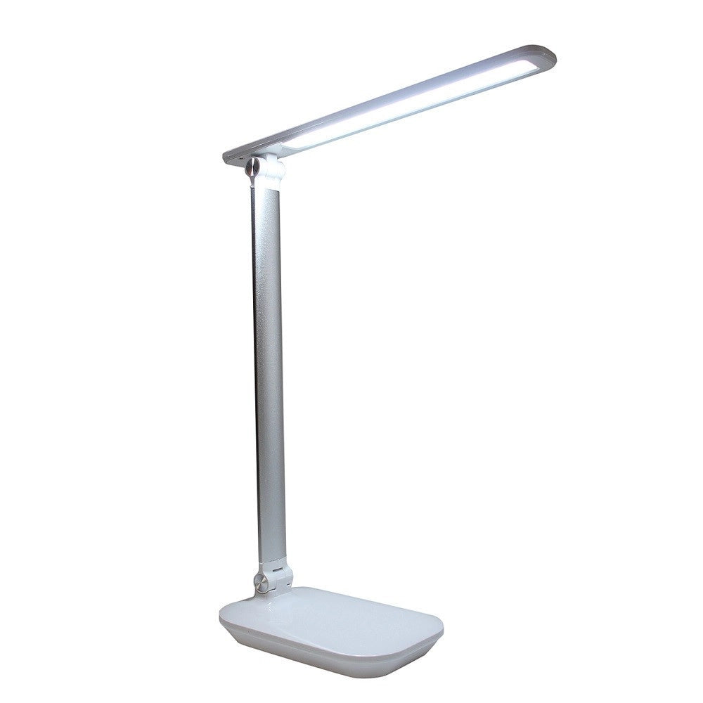 Trade Shop - Lampada Led Ricaricabile Da Tavolo Scrivania Touch Braccio Pieghevole Dt-2682 -