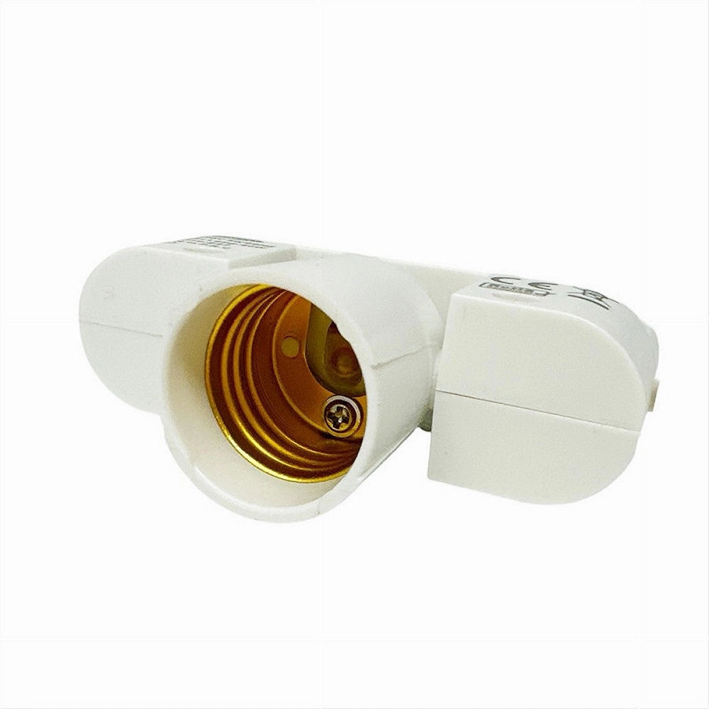 Trade Shop - Portalampada Per Binario Monofase Connettore Lampadine E27 Adattatore Pista-e27 -