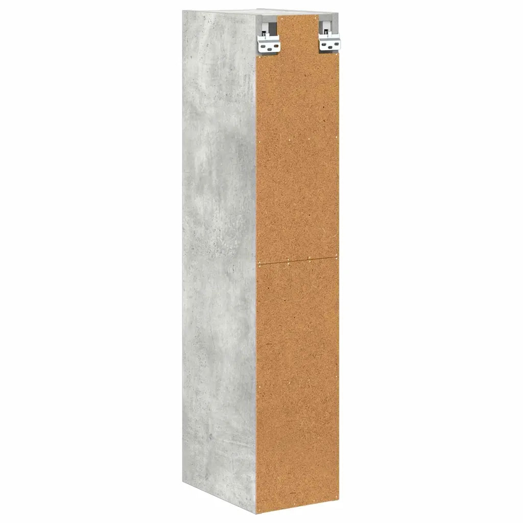 Armadio pensile Grigio cemento 20 x 29,5 x 100 cm