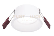 GFA1050N- FARETTO DA INCASSO IN ALLUMINIO DIFFUSORE OPALE A LED 4000K 700LM 10W BIANCO D.10,3CM