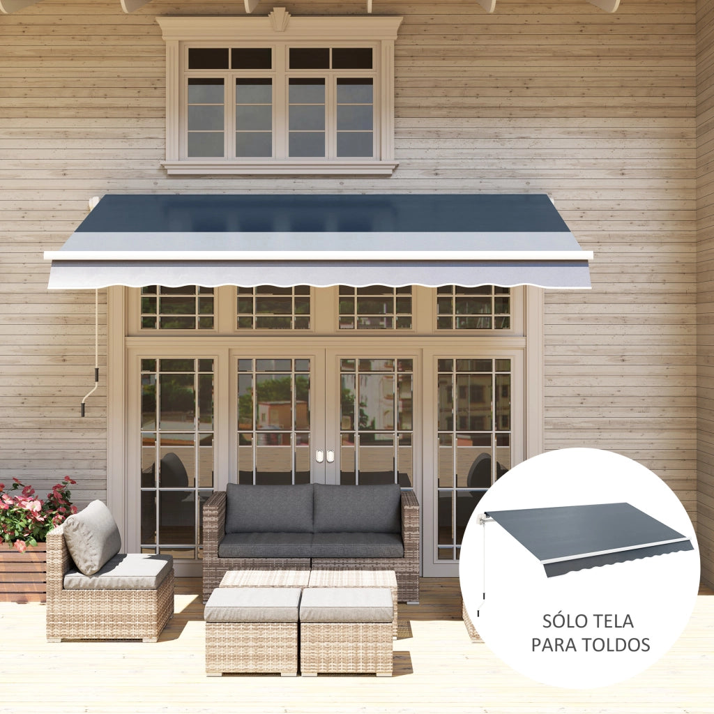 Tenda da Esterno ¨C zephmum ¨C Grigio 2.8x2.5m con Protezione UV