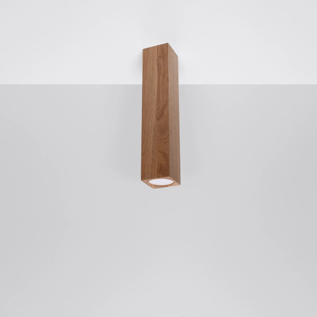 Spot soffitto BAMBU Pure Lume rovere scuro 30cm GU10