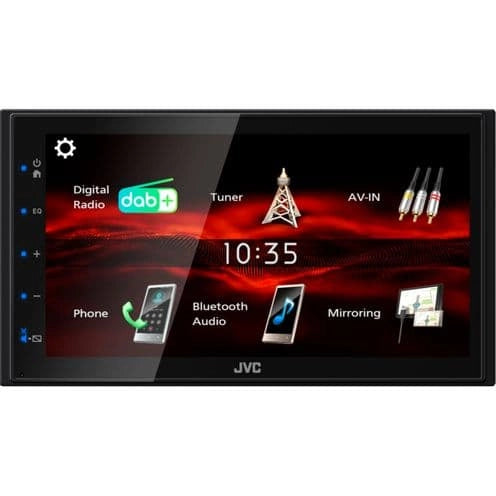 JVC KW-M180DBT Ricevitore multimediale per auto Nero 180 W Bluetooth