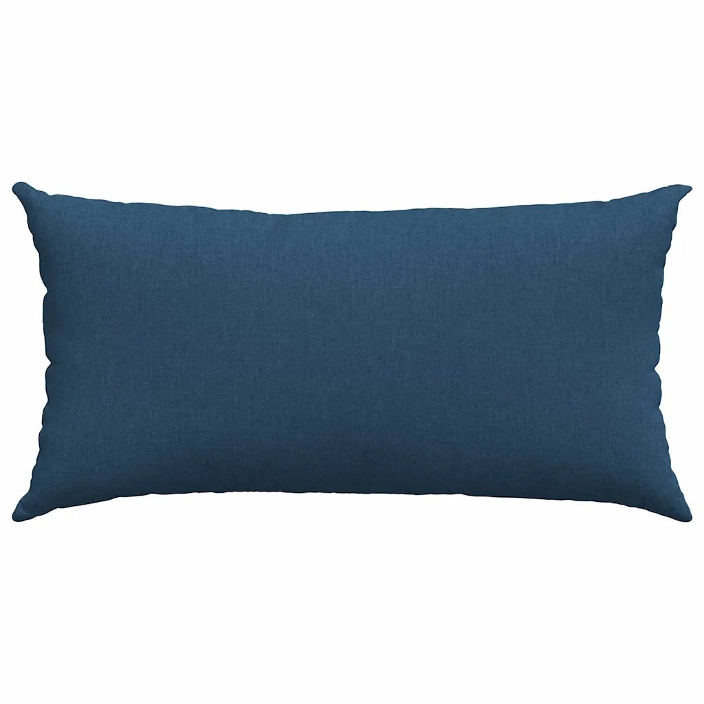 Cuscini da Divano 2 pcs Blu 80 x 40 cm Tessuto