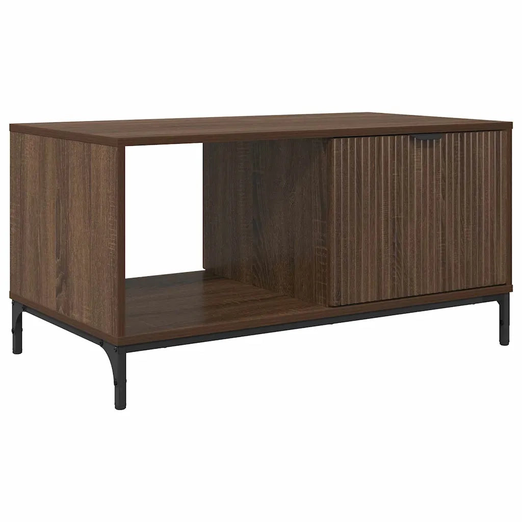 Tavolino da salotto con cassetto Rovere Marrone 90 x 49 x 46 cm