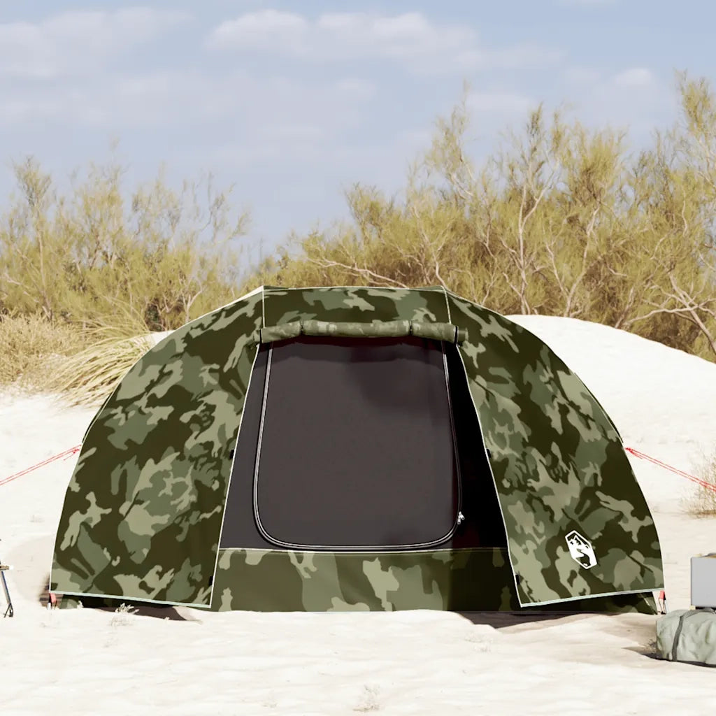 Tenda da Pesca per 5 Persone-Tenda da campeggio Mimetica Impermeabile 452346