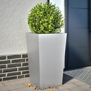 Fioriere da Giardino 2 pz 45x45x75 cm in Acciaio Zincato 851105