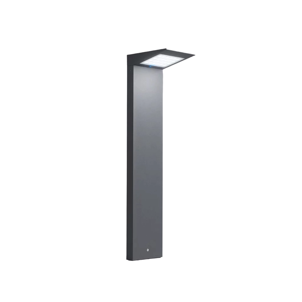 Paletto da terra Solar a led da 2,2w a batteria con fotovoltaico IP54 grigio scuro