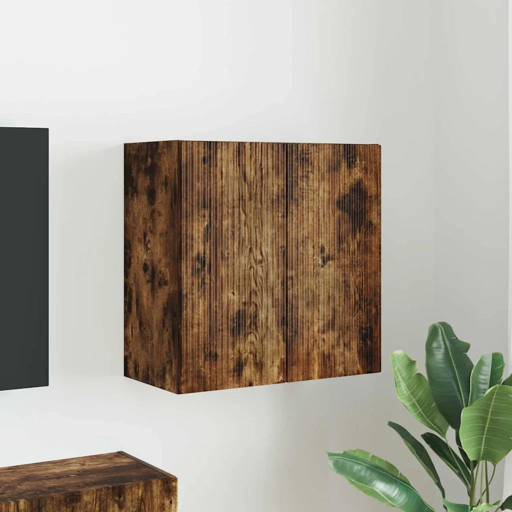Mobile TV da parete Rovere fumé 59,5 x 31 x 60 cm 892354