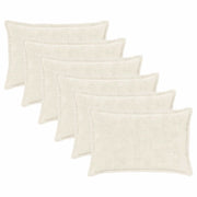 Federa 6 pcs HOUTEN Bianco 50 x 70 cm 919680