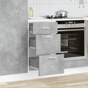Armadio Inferiore “Lyon” Grigio Cemento 40x46x81,5cm 854214
