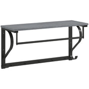 Appendiabiti a parete con ripiano ¨C zephmum ¨C grigio