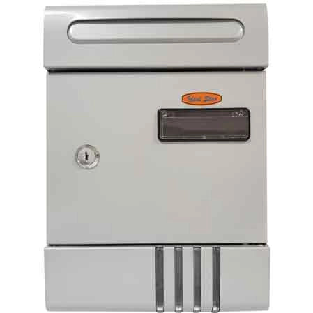 CASSETTA POSTALE IDEAL STAR IN ACCIAIO cm 204x65x290h - Giallo senape - IDEAL STAR