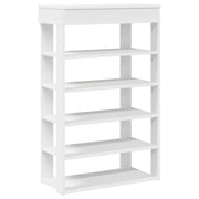 Scarpiera | Mobile per scarpe Bianca 60x30x98 cm in Legno Multistrato