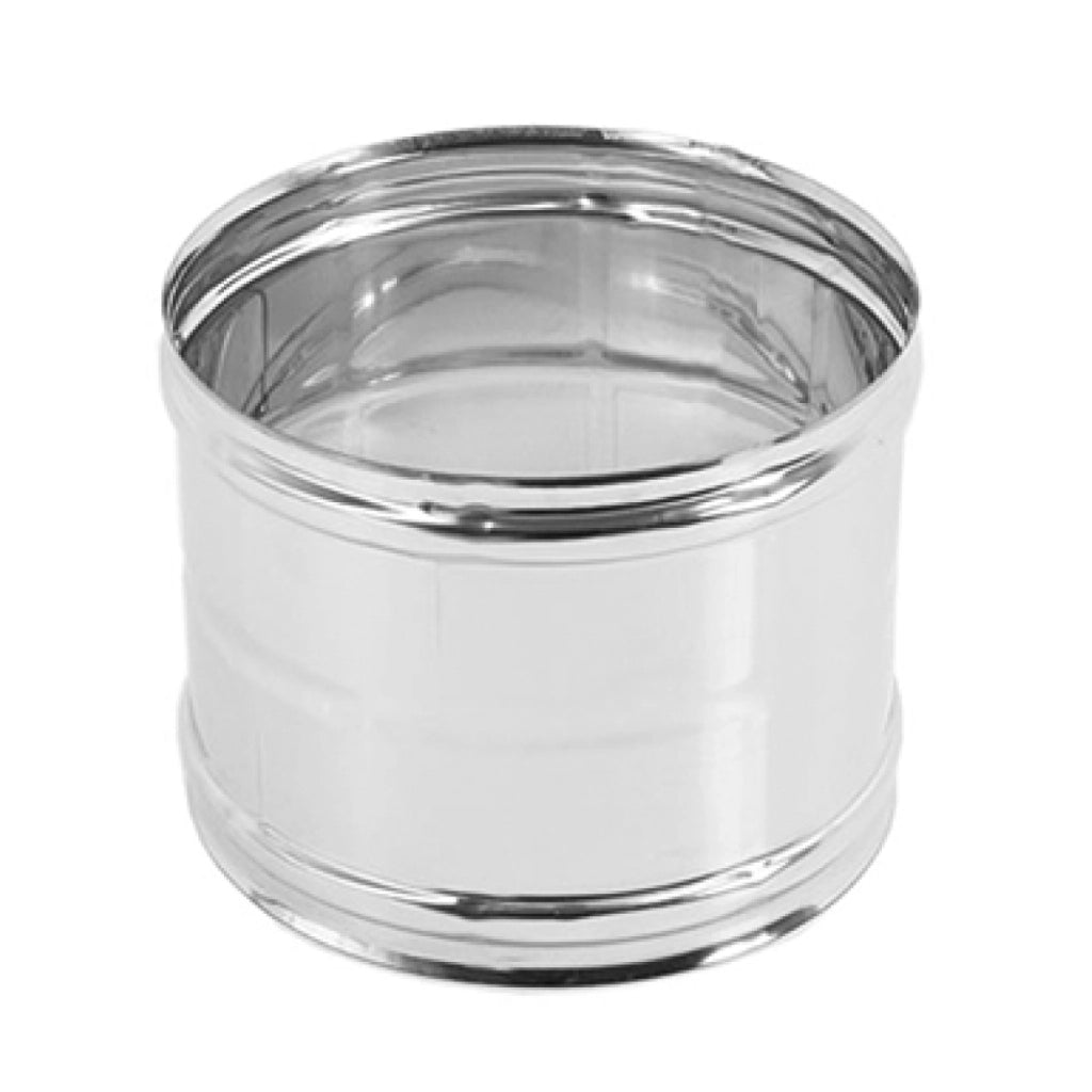 MANICOTTO MONOPARETE ACCIAIO INOX AISI 304 - Ø100  - EUF