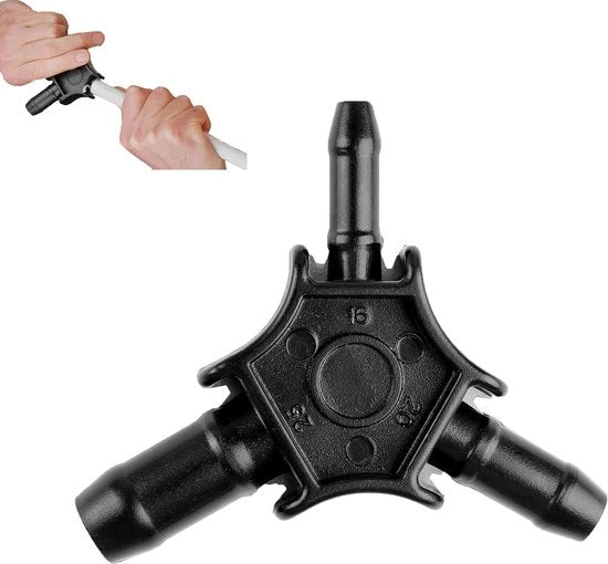 Calibratore per calibrazione e smussatura di tubi in PVC - PEX-AL-PEX - Attrezzo per sanitario - calibratore per tubi 16-20-25 mm - calibratore multi strati