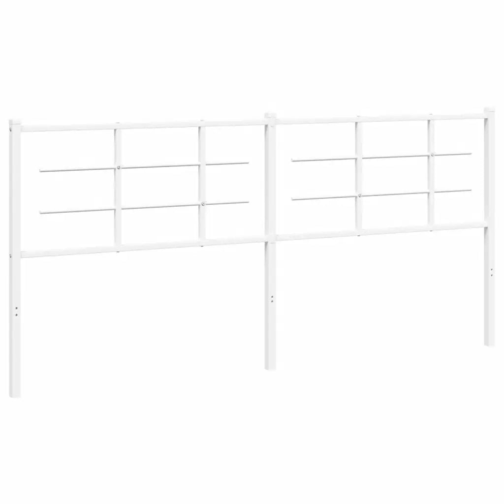 Testiera di Ricambio in Metallo Bianco 193 cm 355647