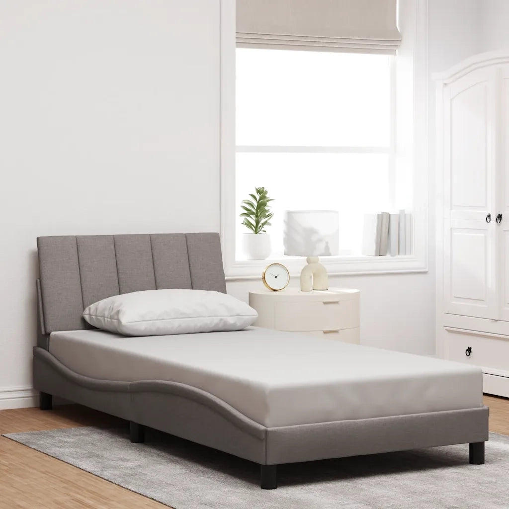 Giroletto senza Materasso Hanko Tortora 100x200 cm in Tessuto 3310374