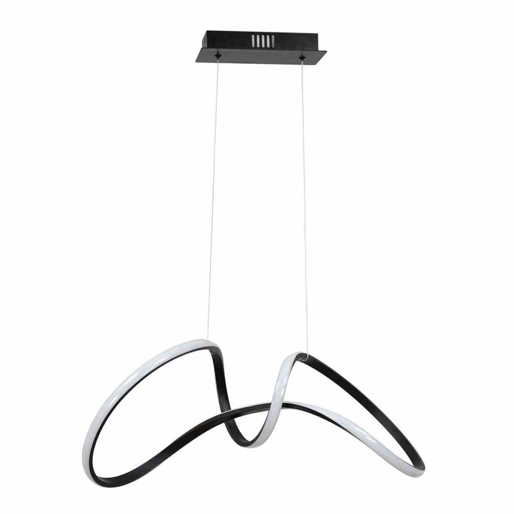 Lampada a sospensione Tesoro Milagro LED 48W 4000K nera