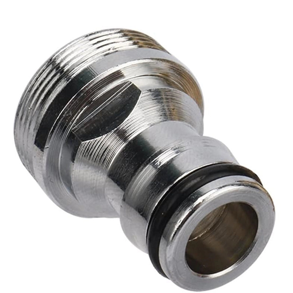 Trade Shop - Raccordo Per Tubi Da Giardino Attrezzature Per Capezzoli Filettate M22/m24 In Acciaio -