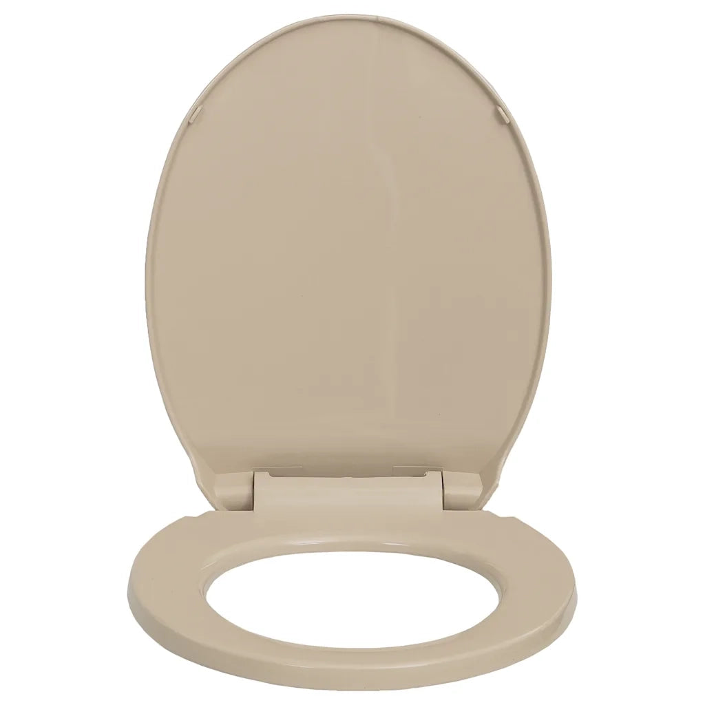 Copriwater Chiusura Ammortizzata e Sgancio Rapido Beige Ovale cod mxl 51164